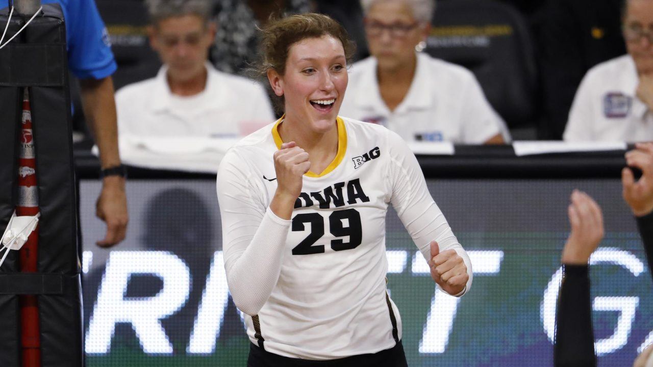Iowa Sweeps Maryland For Second Time This Season