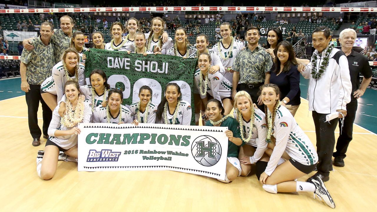 Hawaii Clinches Big West Title With Dave Shoji’s 1200th Win