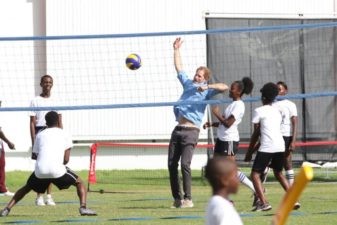 Prince Henry Shows Off Volleyball Skills In Antigua And Barbuda