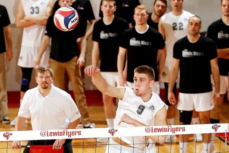 No. 8 Lewis Men Rally for 3-2 Win over No. 13 Penn State