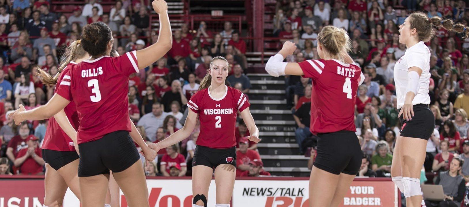 Wisconsin Volleyball Will Play 16 Tournament Opponents in 2017
