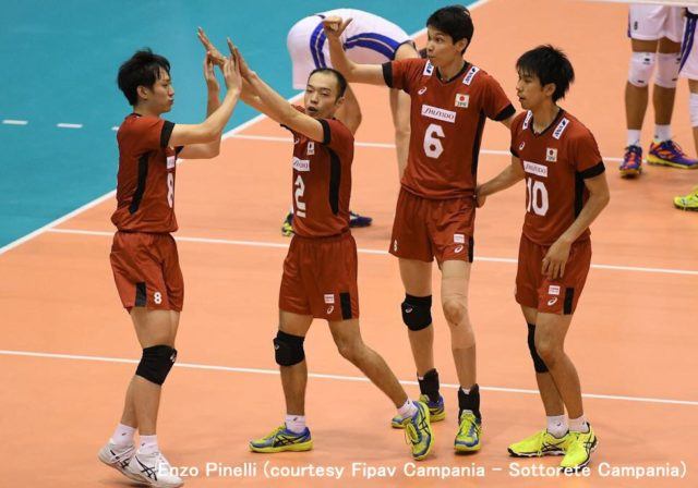 JAPAN National Men Team Authentic Jersey #11 NISHIDA (Asics) Red