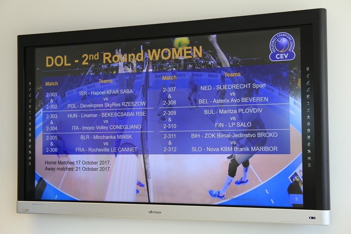 Womens CEV Volleyball Champions League 2nd/3rd Round Schedule
