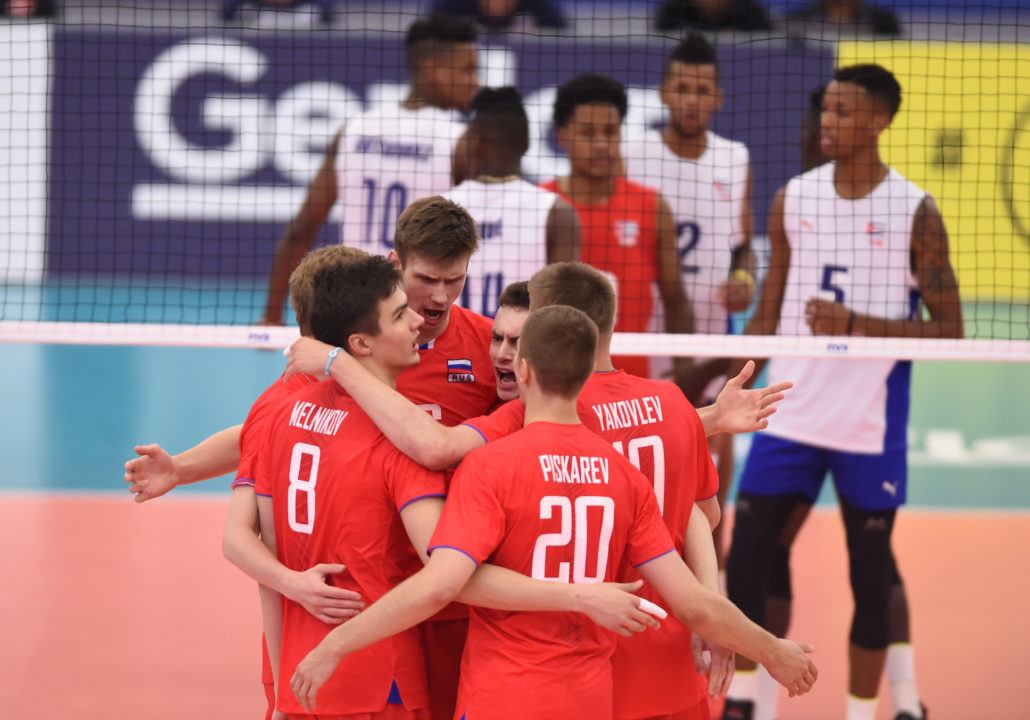 Russia Sweeps Cuba, USA Stumbles in U21 Championships Pool B