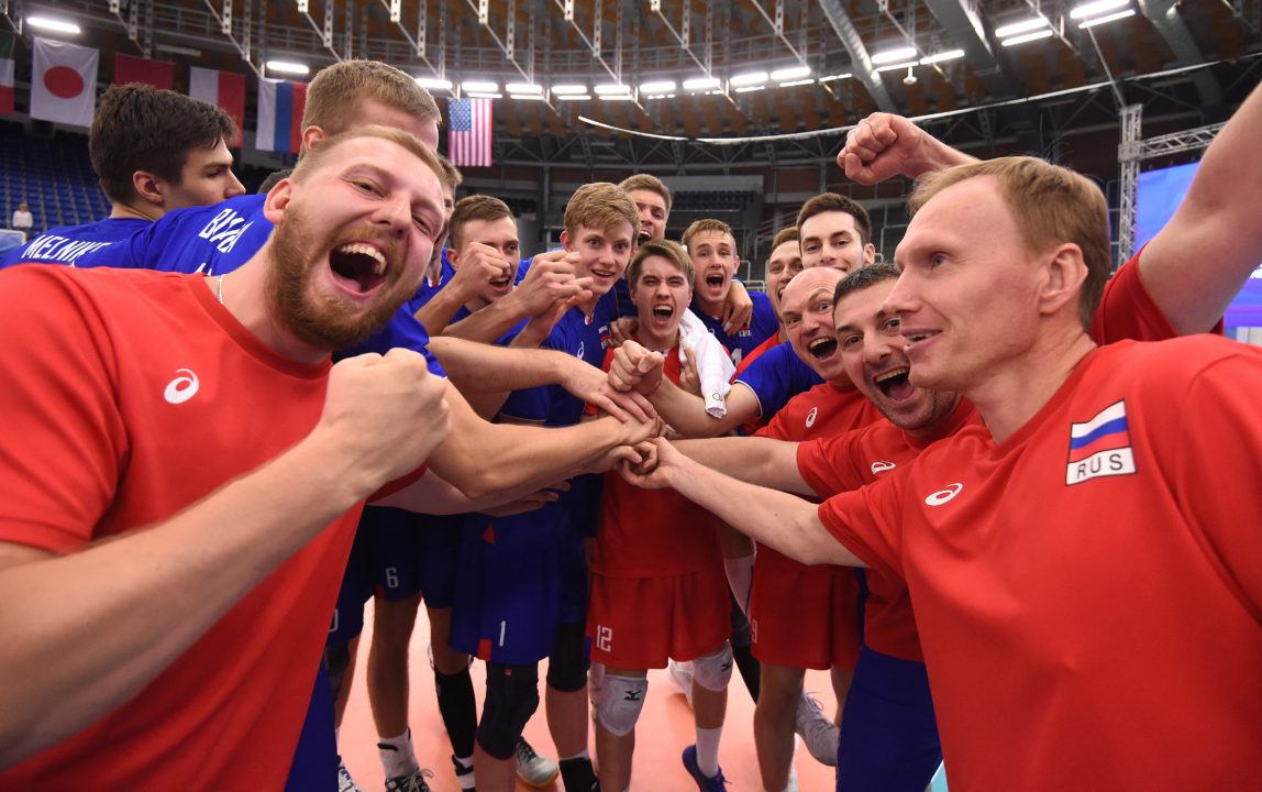 Russia Edges Brazil in Five Sets; Both Advance to U21 Semifinals