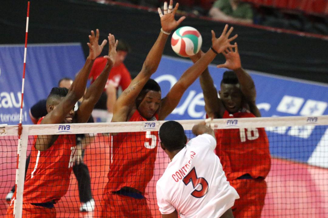 Cubans, Americans Begin Pan Am Cup with Solid Blocking in 4-Set Wins