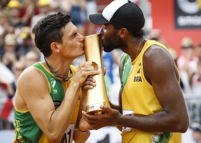 Brazil’s Andre Becomes Youngest Ever Beach World Champ with Evandro