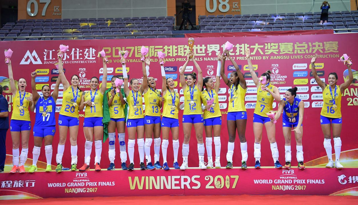 Brazil Defends Grand Prix Crown with 5-Set Championship Win vs. Italy