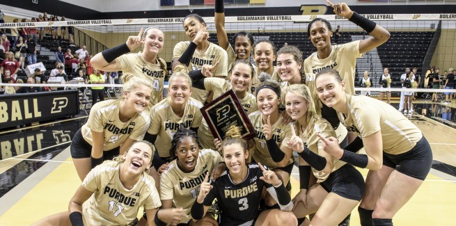 #19 Purdue Wins 11th Straight In Monon Spike Series With Indiana