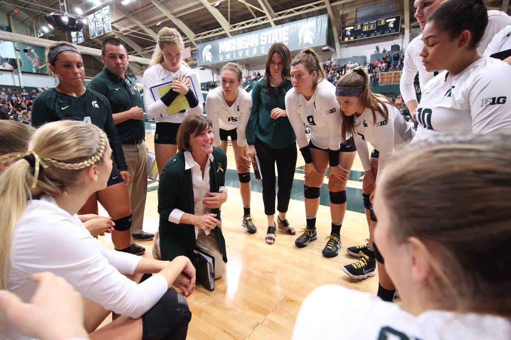 #18 Michigan State Hits Nearly .400 In Sweep Of (RV) Ohio State
