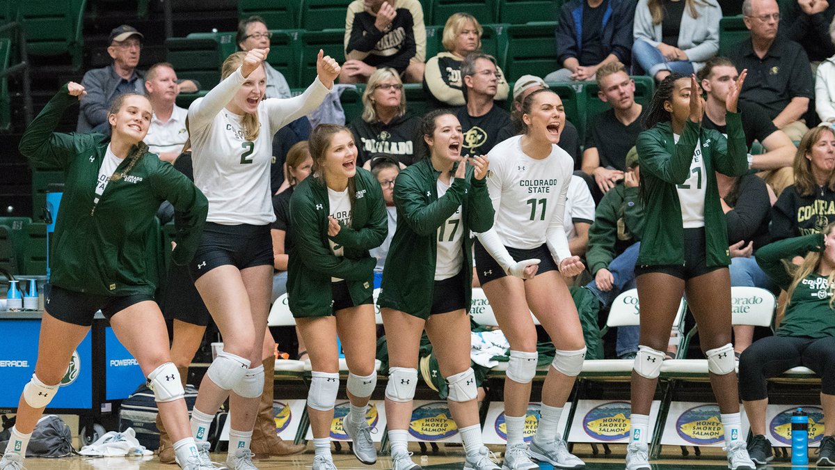 No. 21 Colorado State Crushes UNLV in Sweep