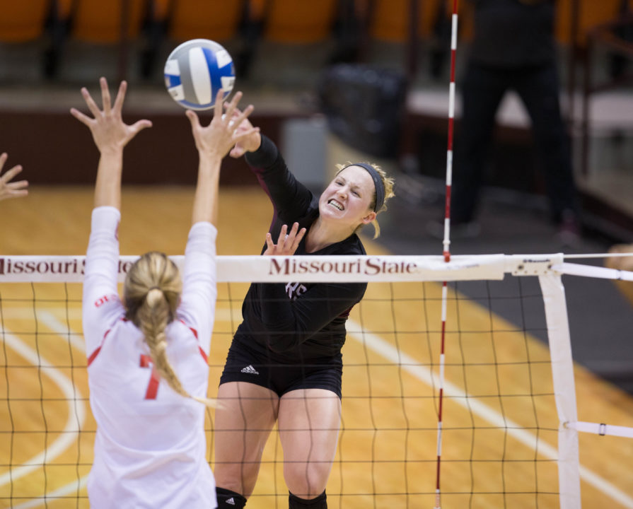 Johnson Carries #25 Missouri State To Sweep Of Valpo