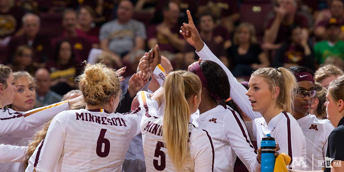 Gophers Win Ninth Straight in Sweep Over Rutgers