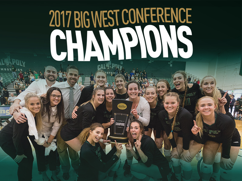 #21 Cal Poly Secures Big West Title, NCAA Tournament Berth with Sweep