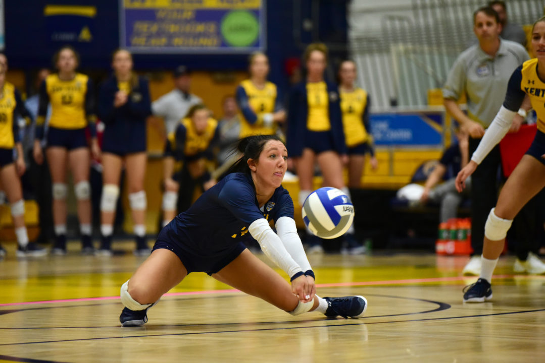 Kent State’s Geraghty Joins NCAA’s All-Time Digs Top 25 in Loss