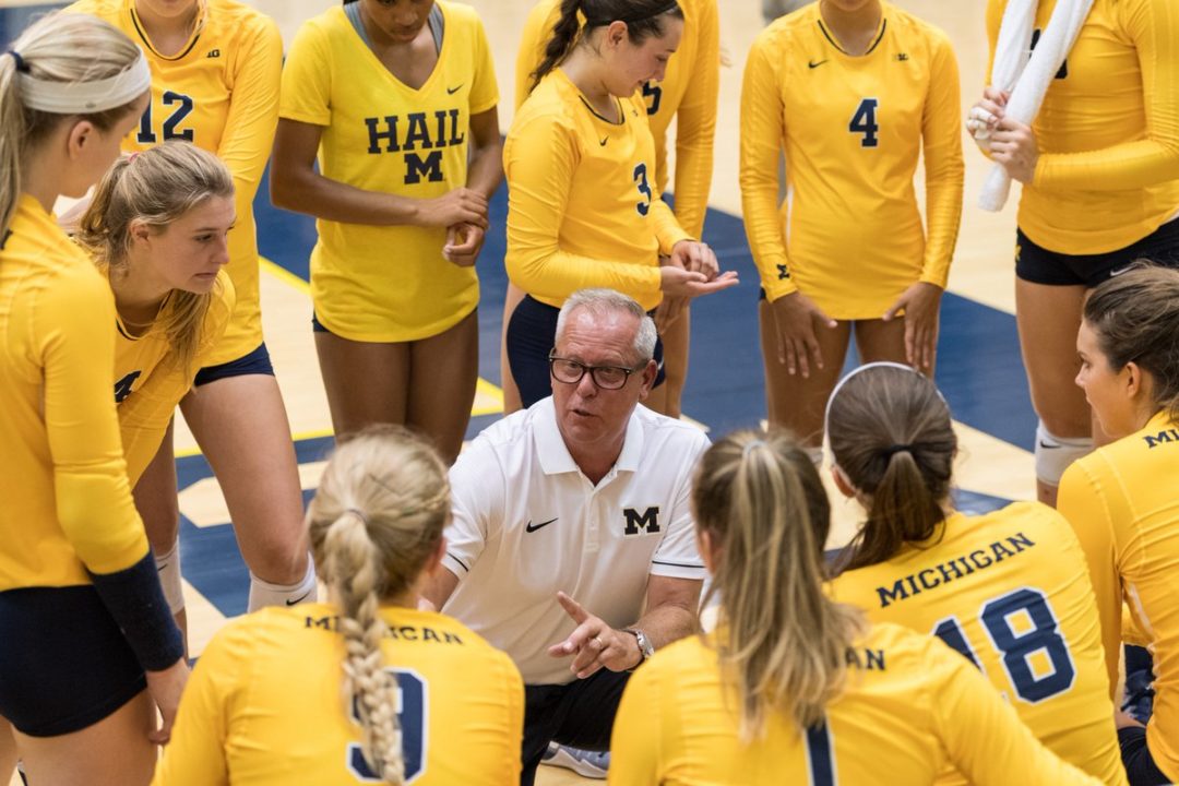 Michigan Upsets #18 Purdue In First of Back-To-Back Matches