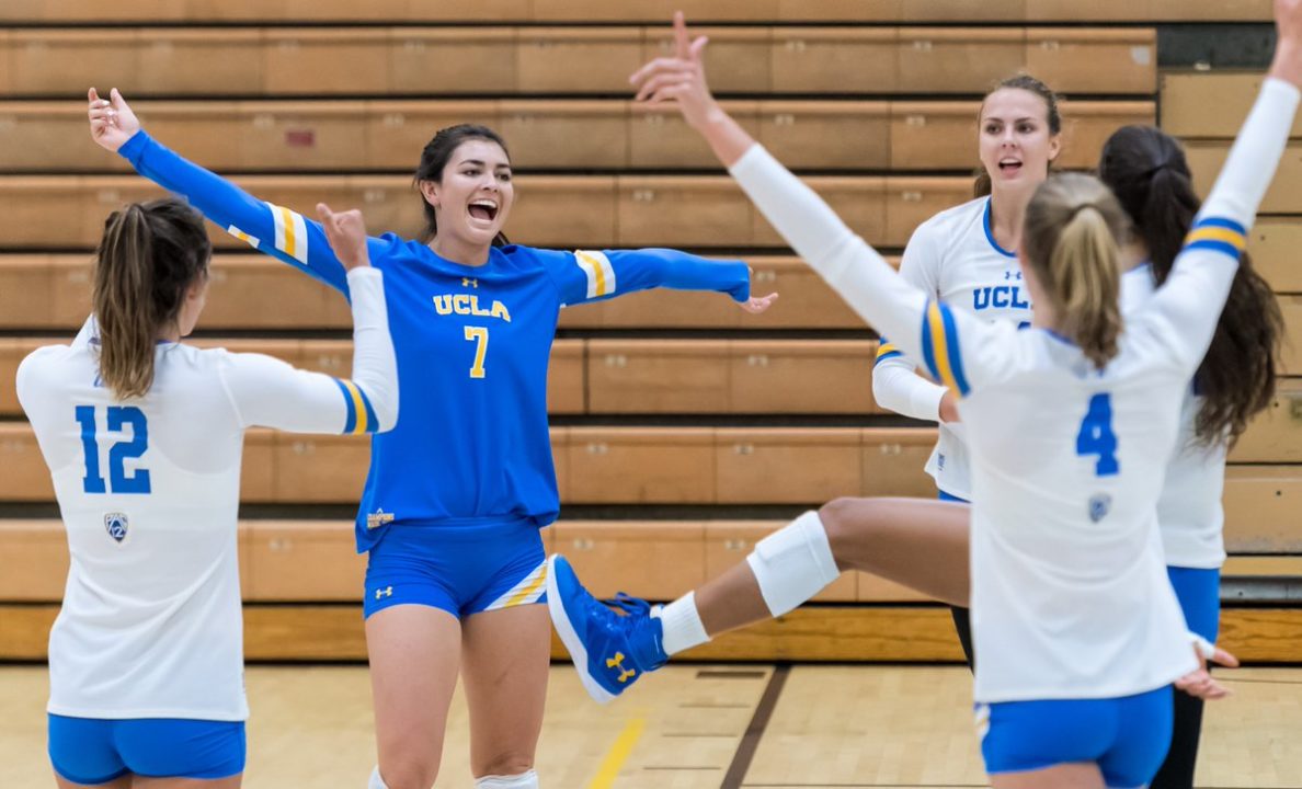 Muno Notches 1,000th Dig as No. 19 UCLA Sweeps Oregon State