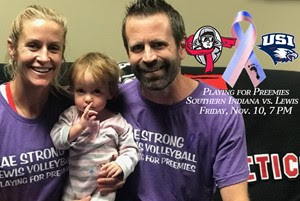 ‘Playing For Preemies’ Night Set For Friday’s Lewis/USI Match