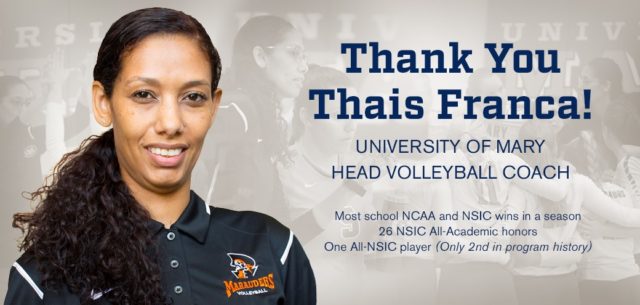 Mary's Thais Franca Resigns As Head Coach After Four Seasons