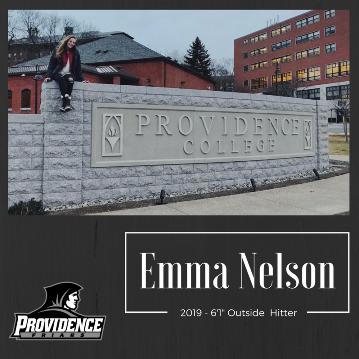 2019 Outside Hitter Emma Nelson Commits to Providence