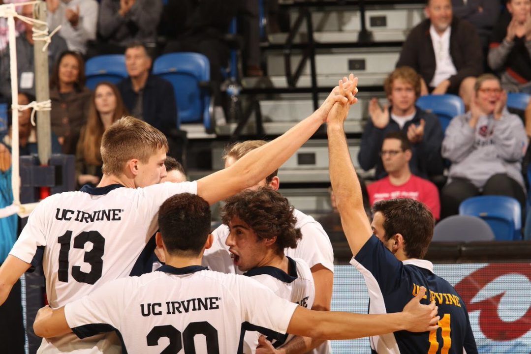 #4 UC Irvine Hits .438 in Five-Set Comeback Win over #13 Grand Canyon