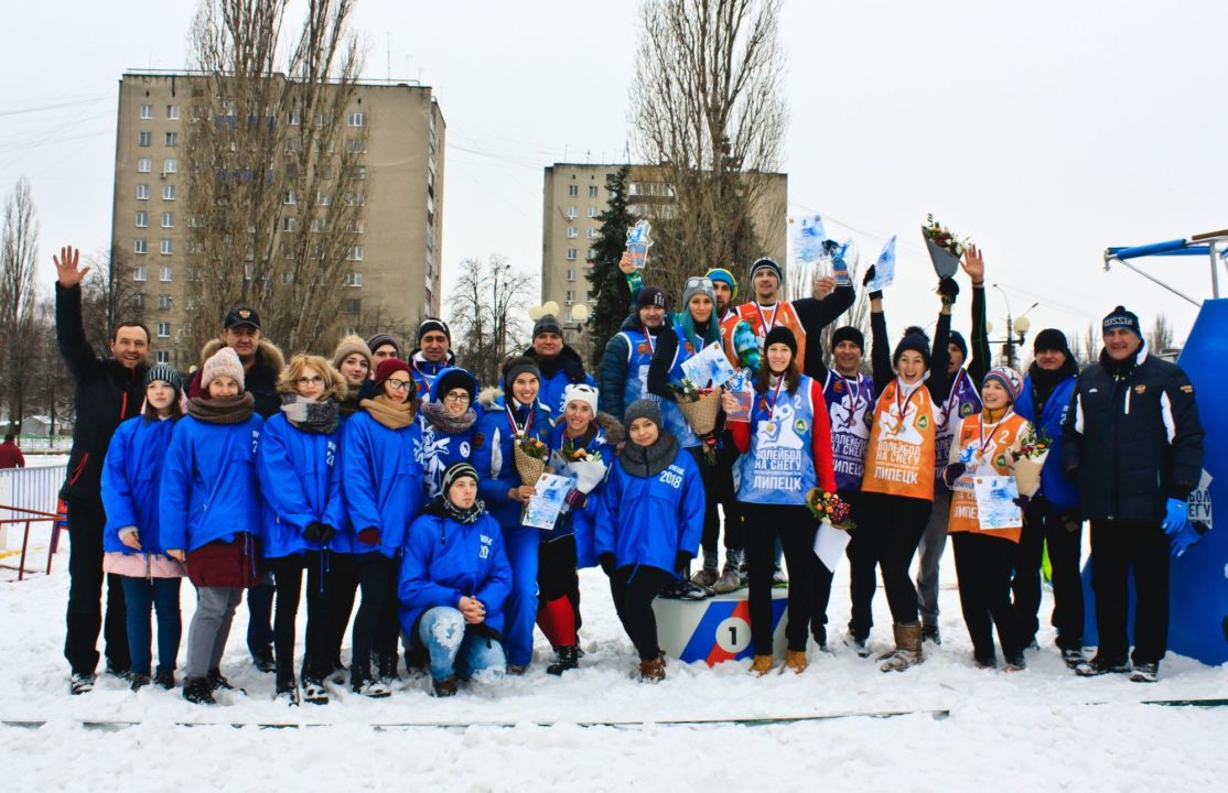 Russia Hosts Its First Ever Snow Volleyball Cup