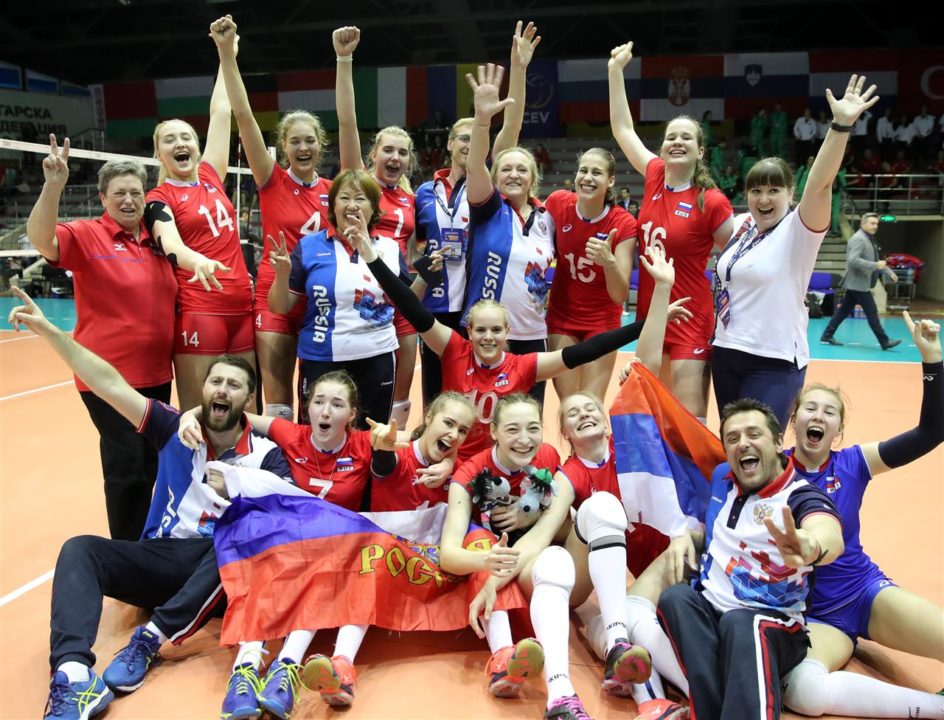 Russia Wins #EuroVolleyU17W Gold Against Italy