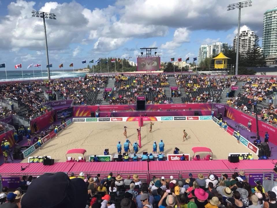 Historic First Day of Beach VB at Commonwealth Games in the Books