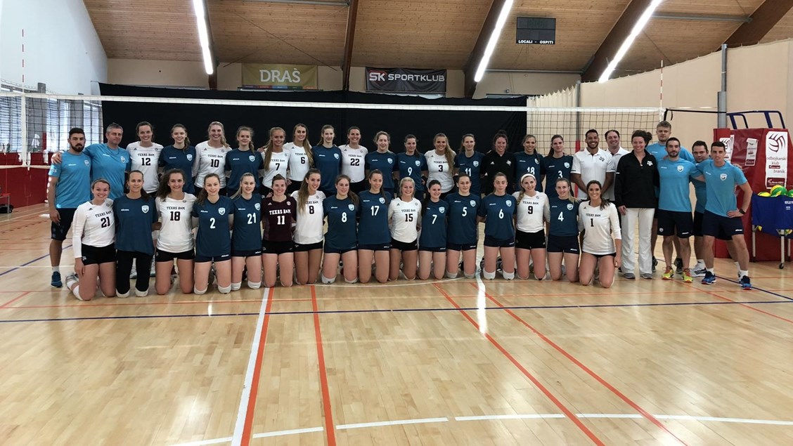 Texas A&M Volleyball Falls to Slovenian National Team
