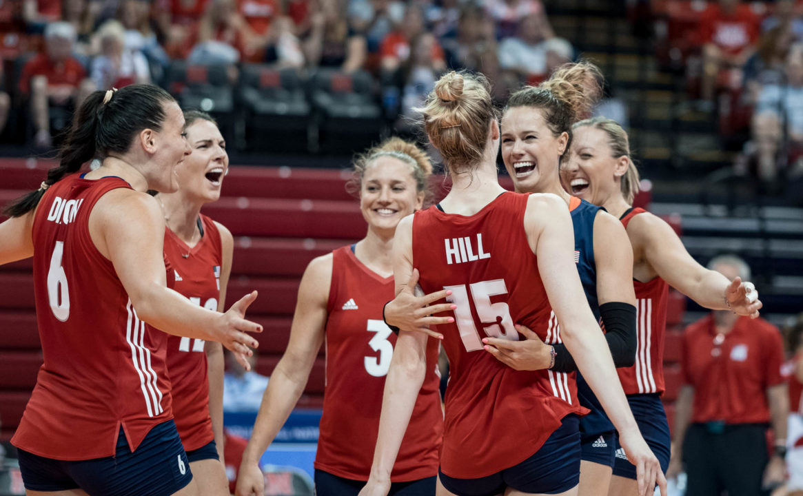 USA Sweeps Italy to Wrap up #VNL Homestand in Lincoln