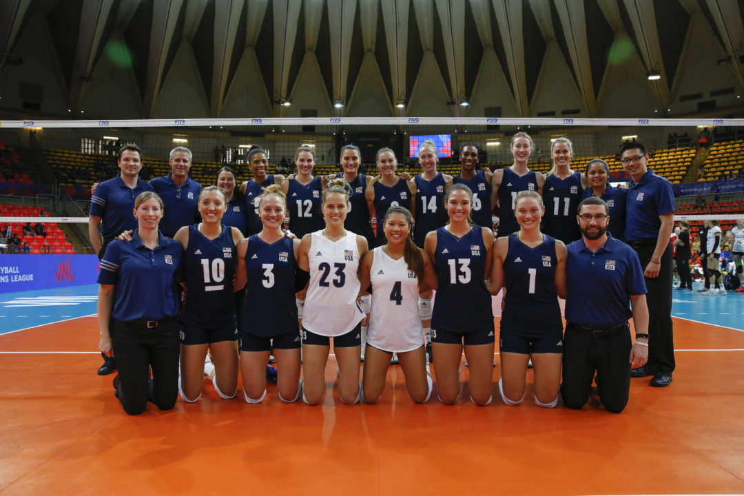 USA Remains Atop VNL Standings with 19 Points, China Surges to Sixth