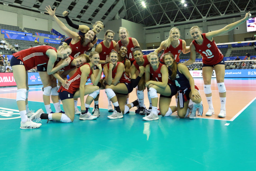 U.S. Women Stand-Pat With Week 3 Roster at 2018 VNL