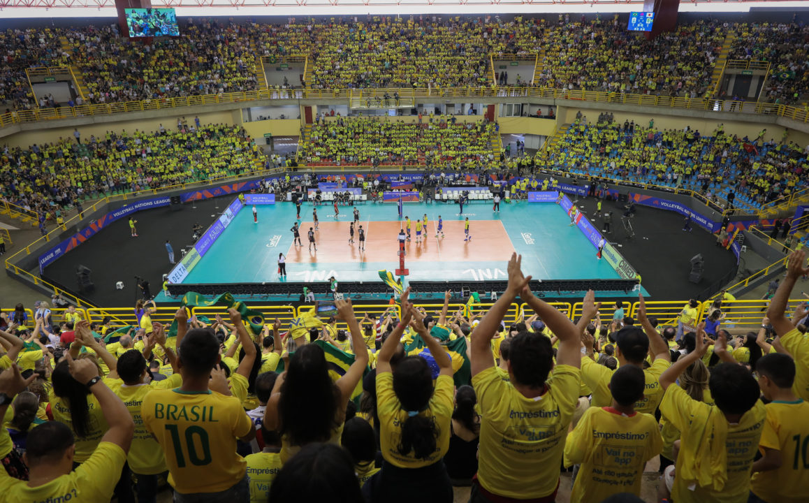 Lights Go Out Mid-Rally in Brazil During Volleyball Nations League