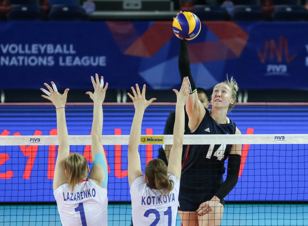 Karch Kiraly Rolls American Women’s Roster for 4th-Straight Week