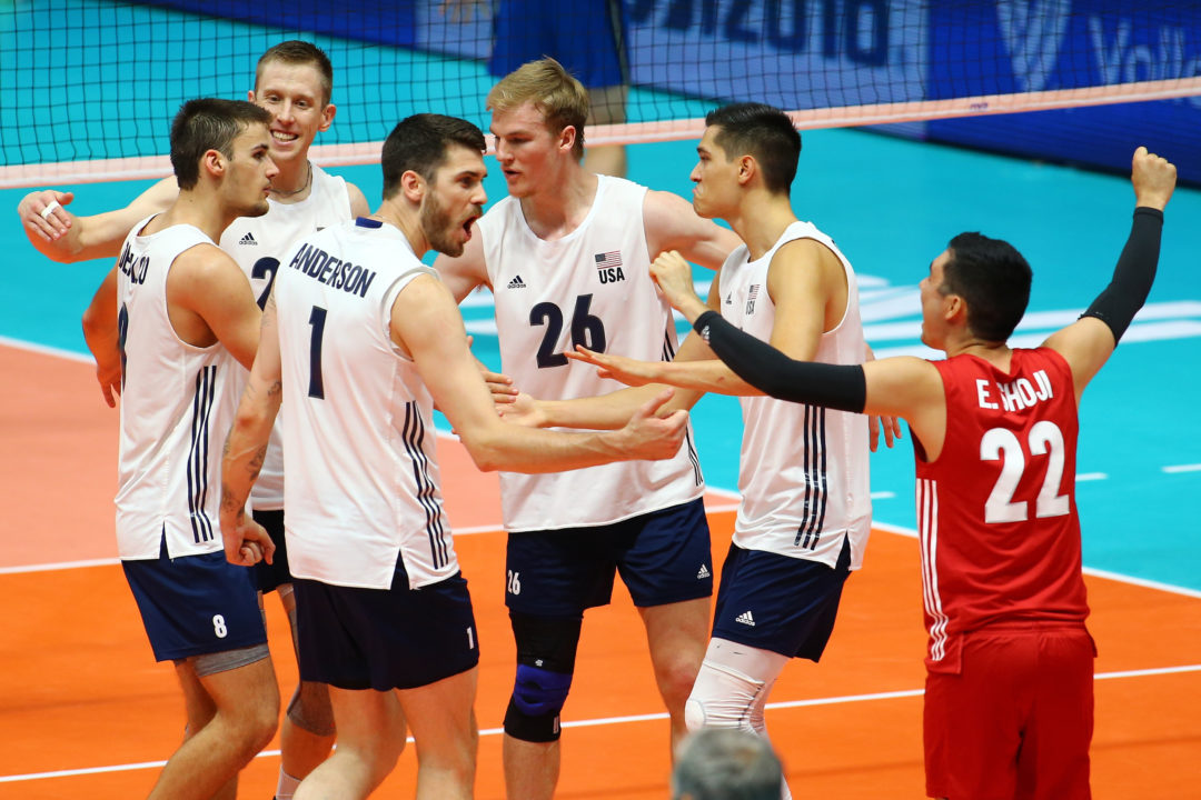 Anderson Leads USA to Sweep of Italy, 3rd Place in VNL Prelims