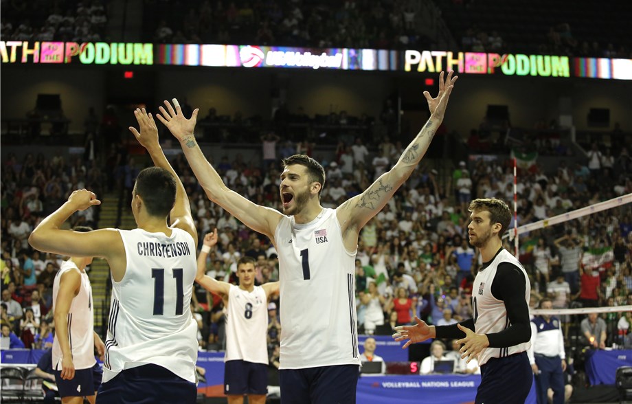 Anderson Paces USA to Sweep of Iran, Perfect Home Record