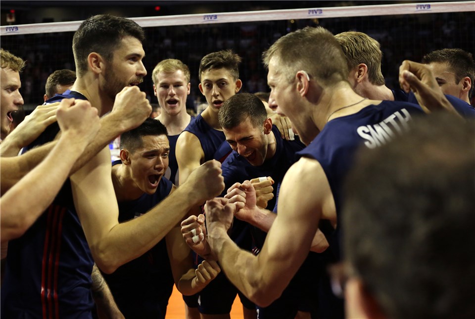 Team Effort Lifts USA Past Poland, Into Second Place in #VNL Standings