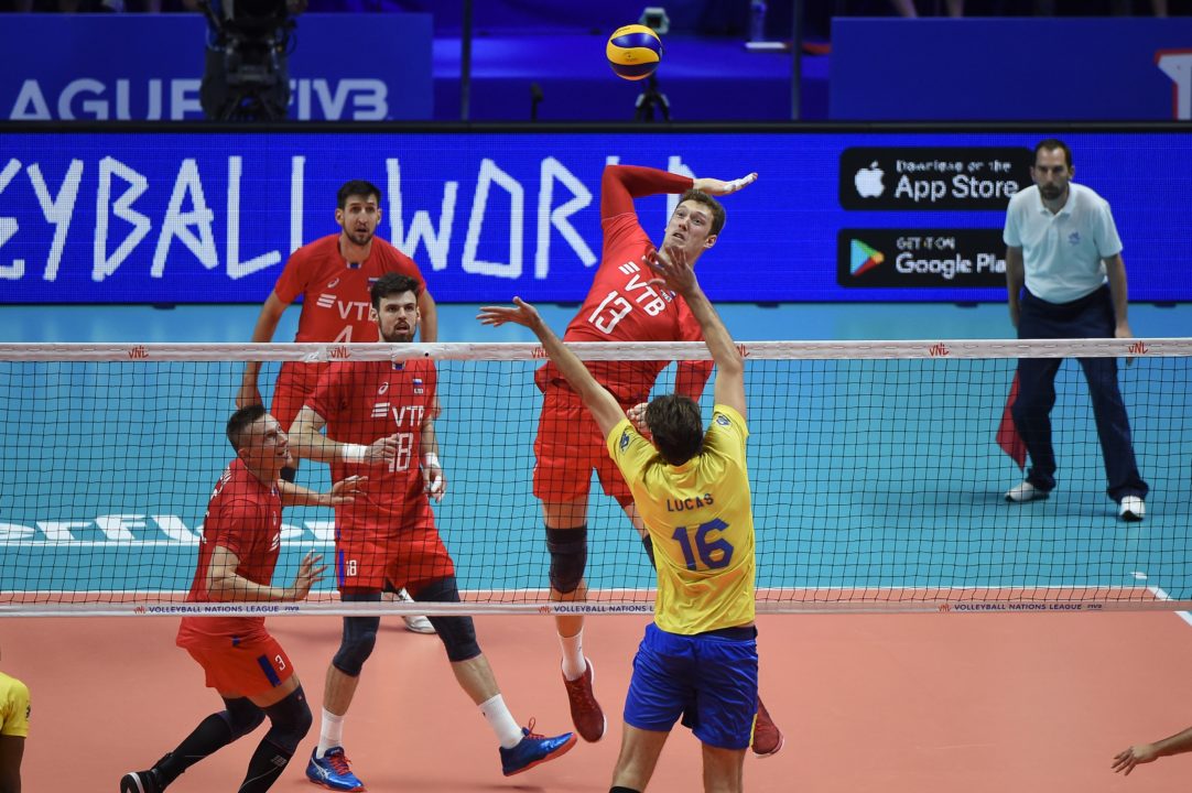 #VNL Semifinals: Russia Makes Quick Work of Brazil to Set Finals Date with France