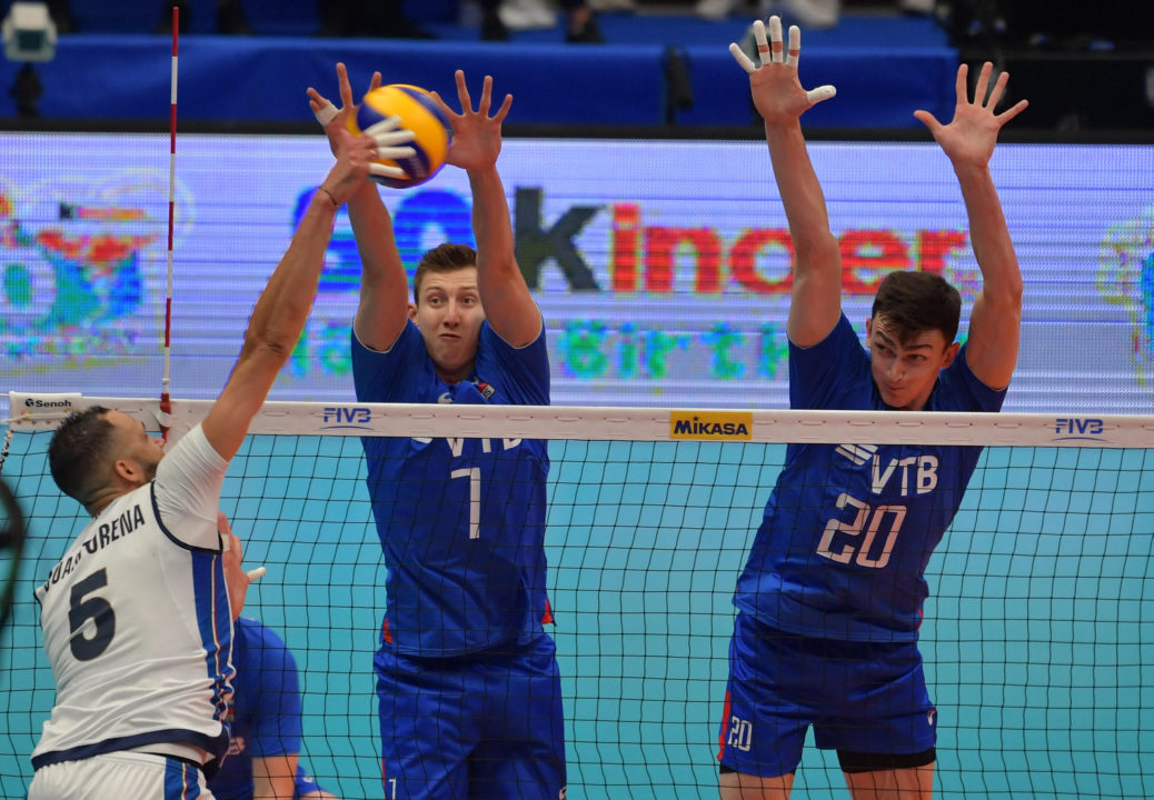 Russia Issues Host Italy First Loss in 5 Sets; Finland Eliminated