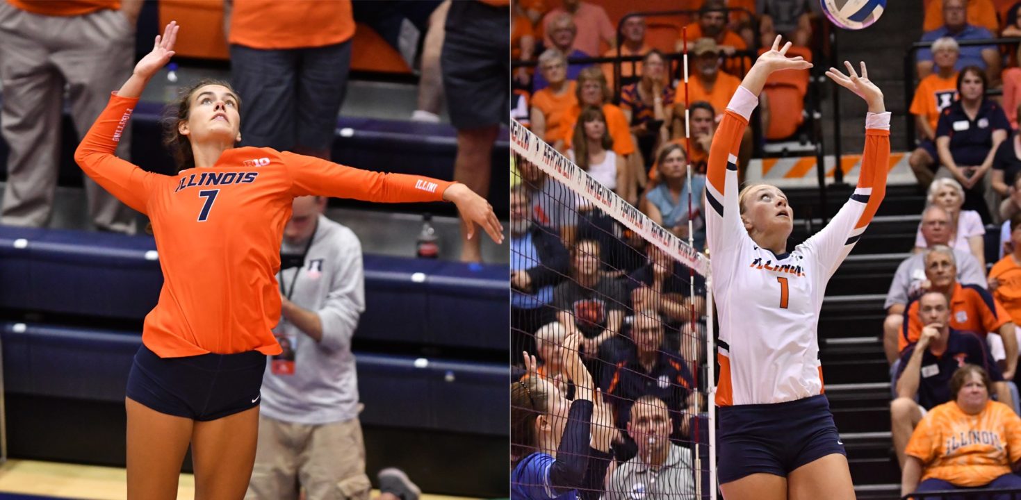 Illinois’ Quade, Poulter Honored by Big Ten as Illini Stay Perfect
