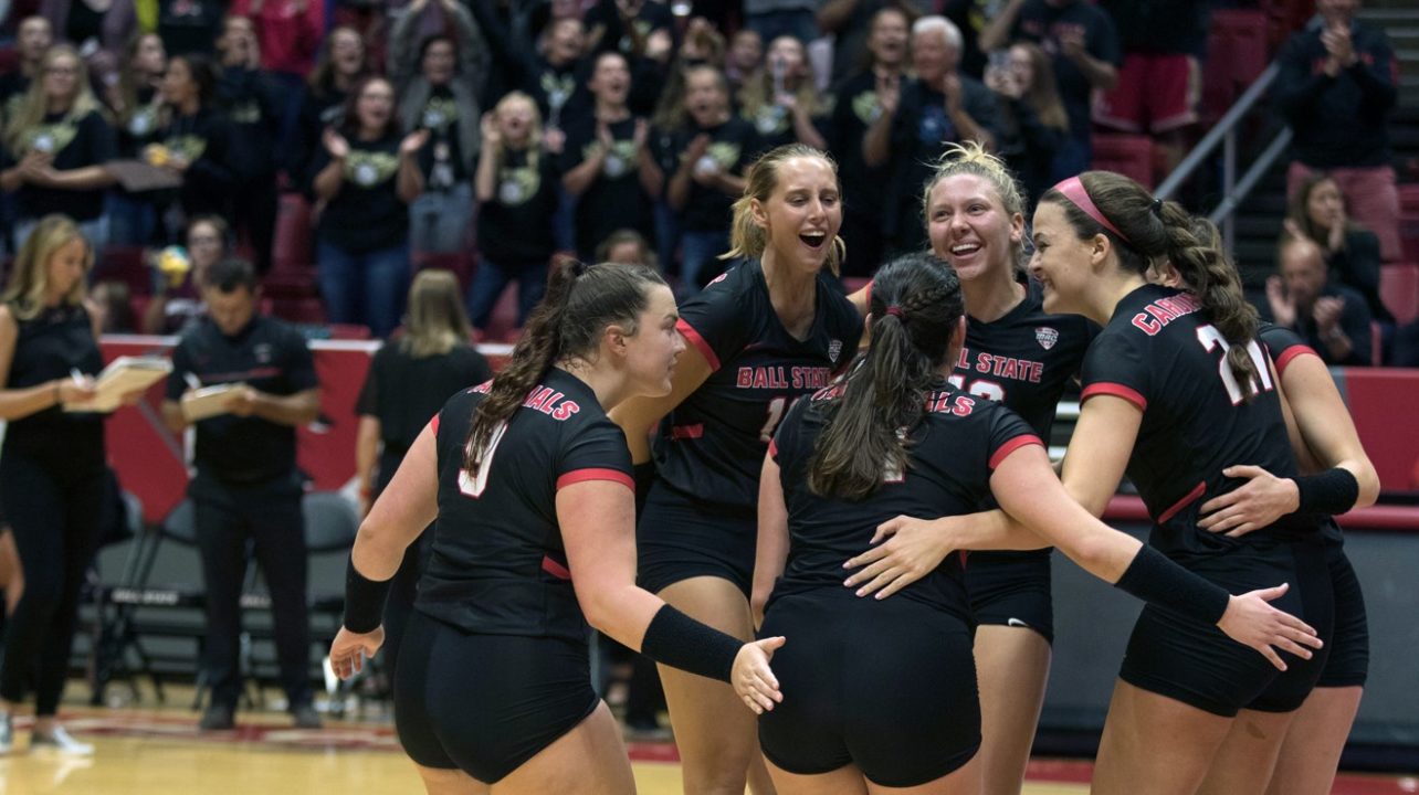 Ball State Volleyball Notches 900th Program Win