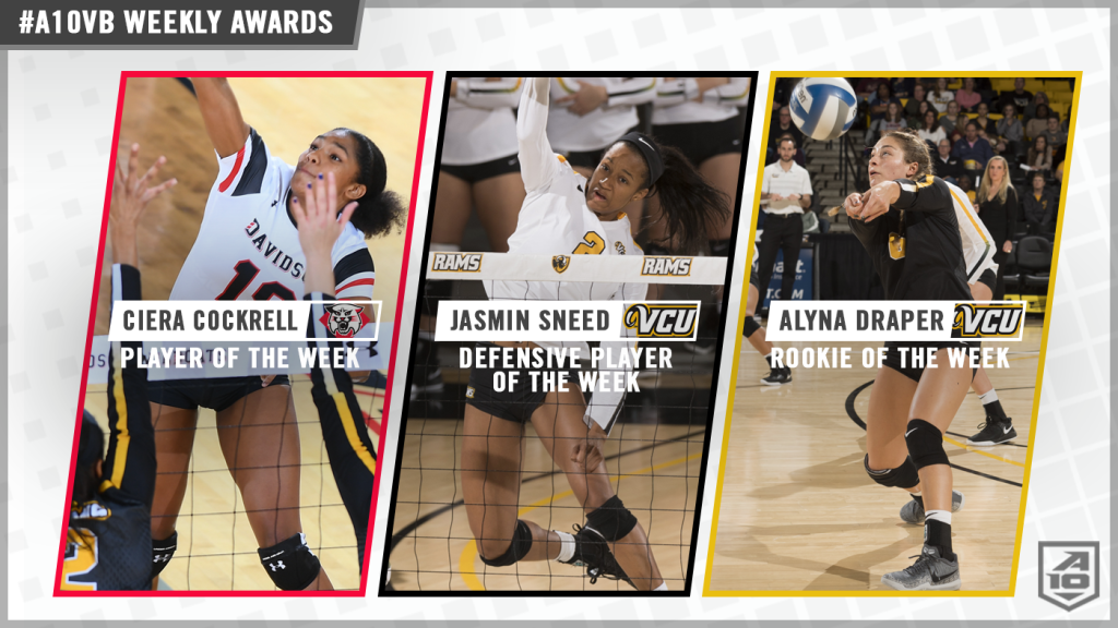 Davidson’s Cockrell, VCU’s Sneed & Draper Tabbed for A-10 Accolades