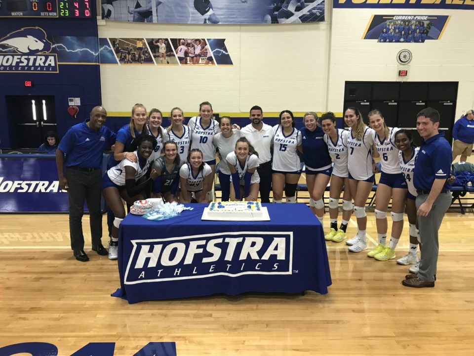 Hofstra Earns Coach Emily Mansur 100th Win with Sunday Sweep