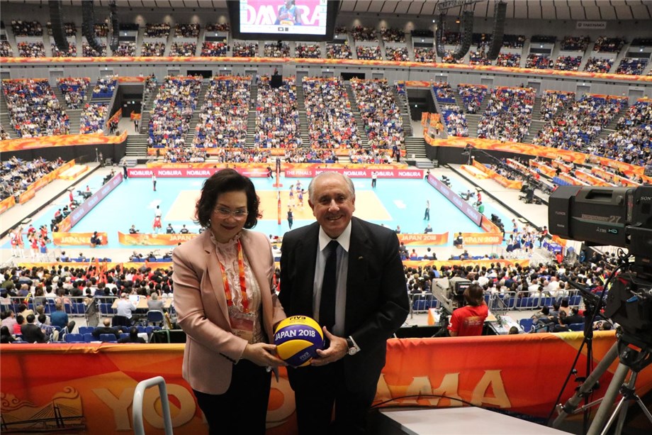 IOC Member Khunying Leeswadtrakul Greatly Praises The FIVB’s Efforts In Promoting Volleyball