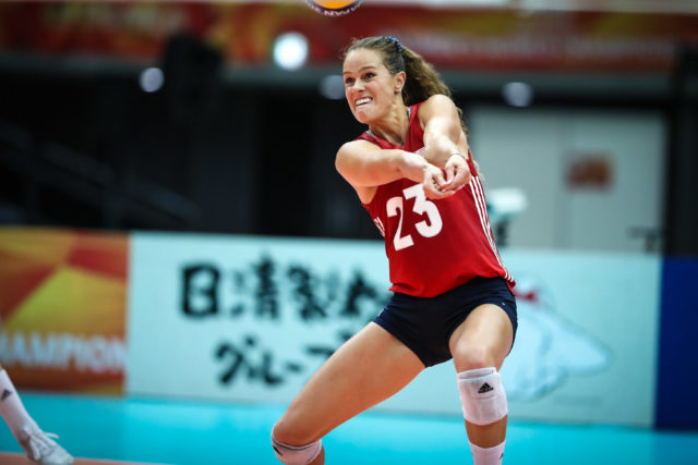 OH-Turned-Libero Kelsey Robinson Leads Worlds in Reception Efficiency