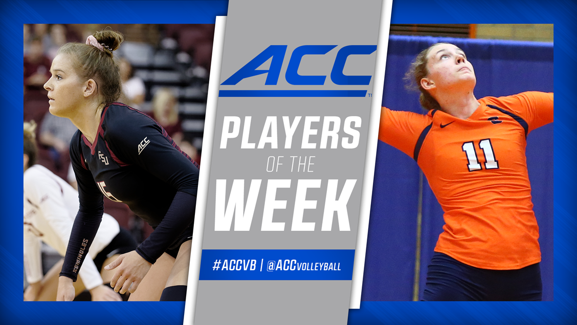 Caffrey, Shemanova Tabbed as ACC Players of the Week