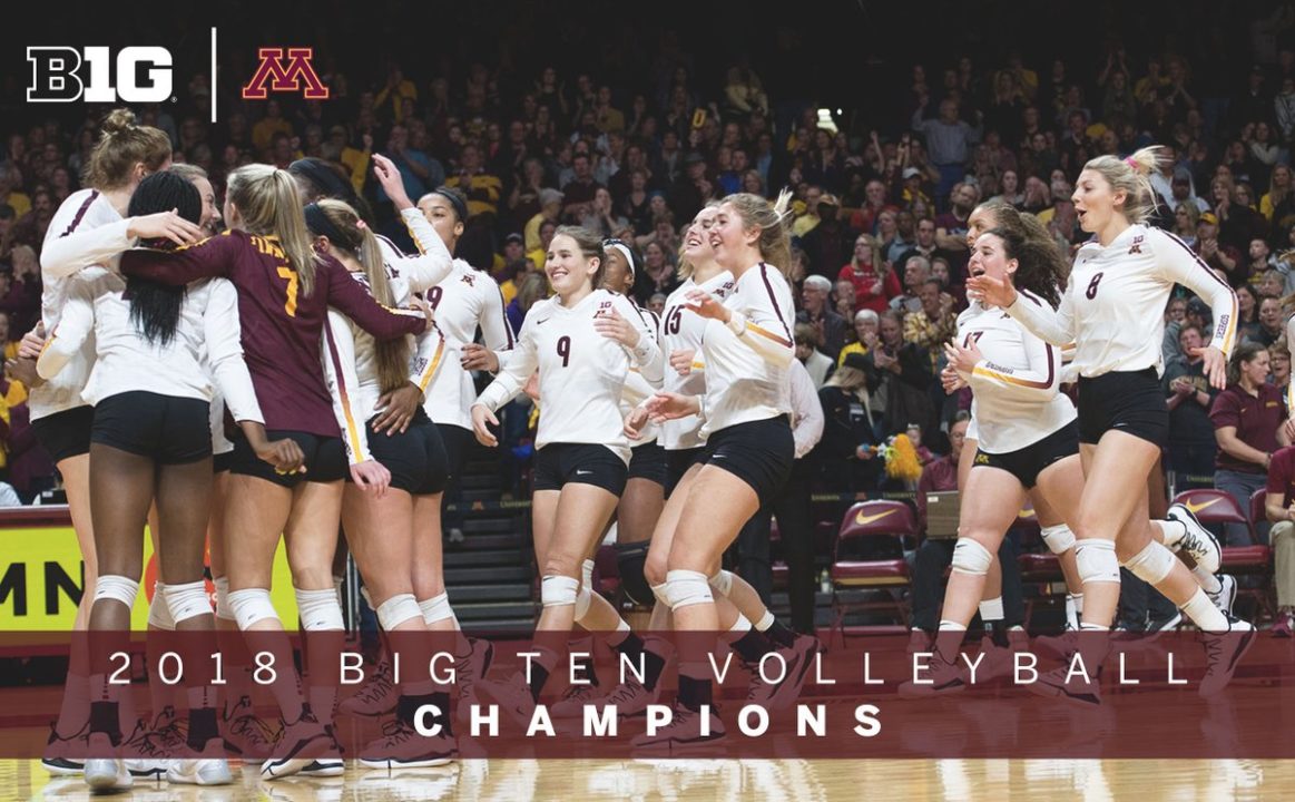 Minnesota Sews Up Outright Big Ten Title with 5-Set Win Over Ohio State